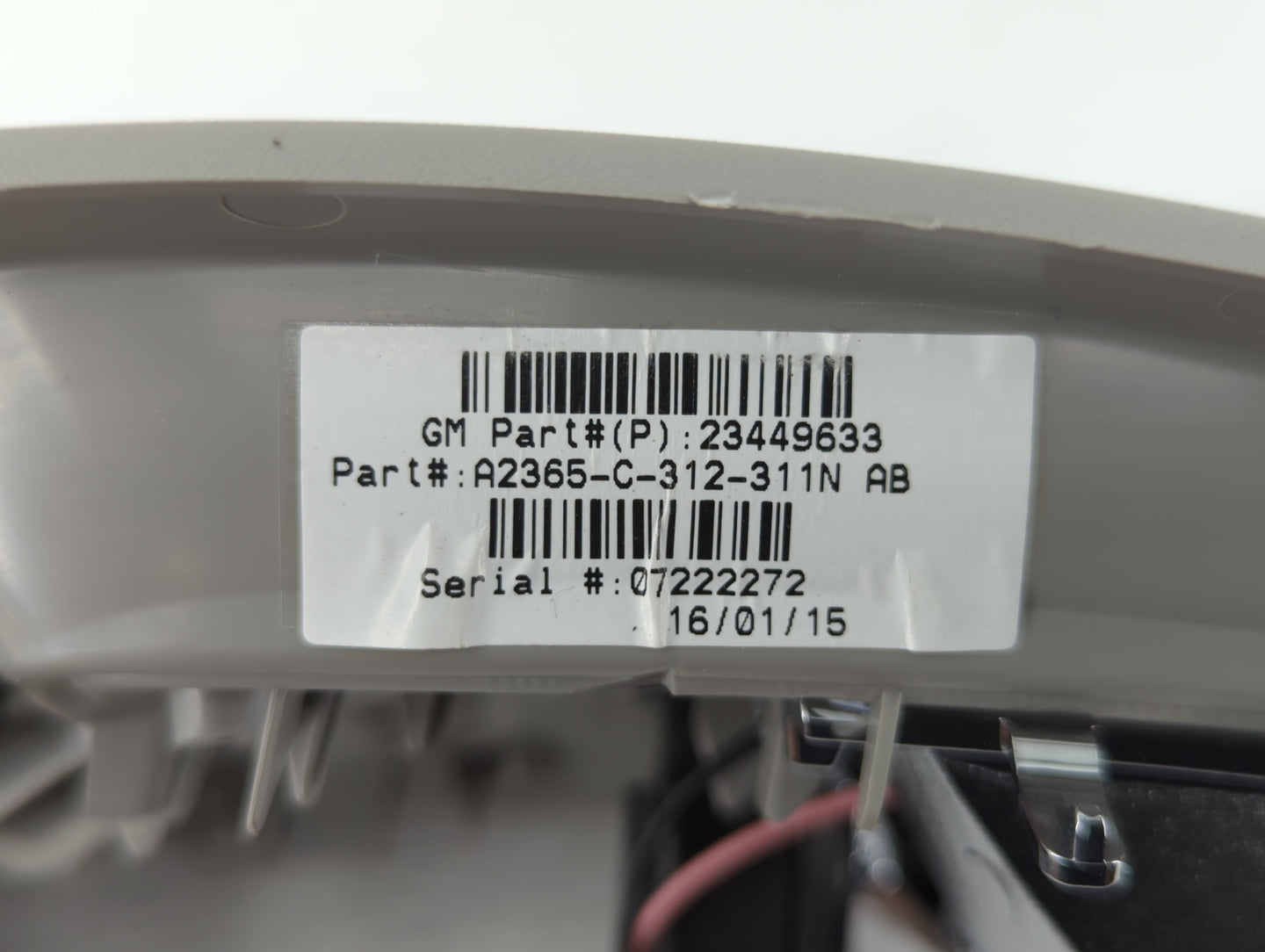 2014-2017 Chevrolet Equinox Overhead Roof Console Interior Dome Light - Oemusedautoparts1.com