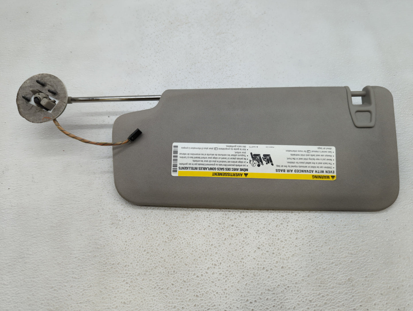 2010-2017 Chevrolet Equinox Sun Visor Shade Replacement Passenger Right Mirror Fits Fits 2010 2011 2012 2013 2014 2015 2016 