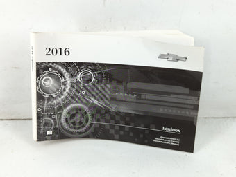 compare product 2016 Chevrolet Equinox Owners Manual Book Guide P/N:23170178 B OEM Used Auto Parts