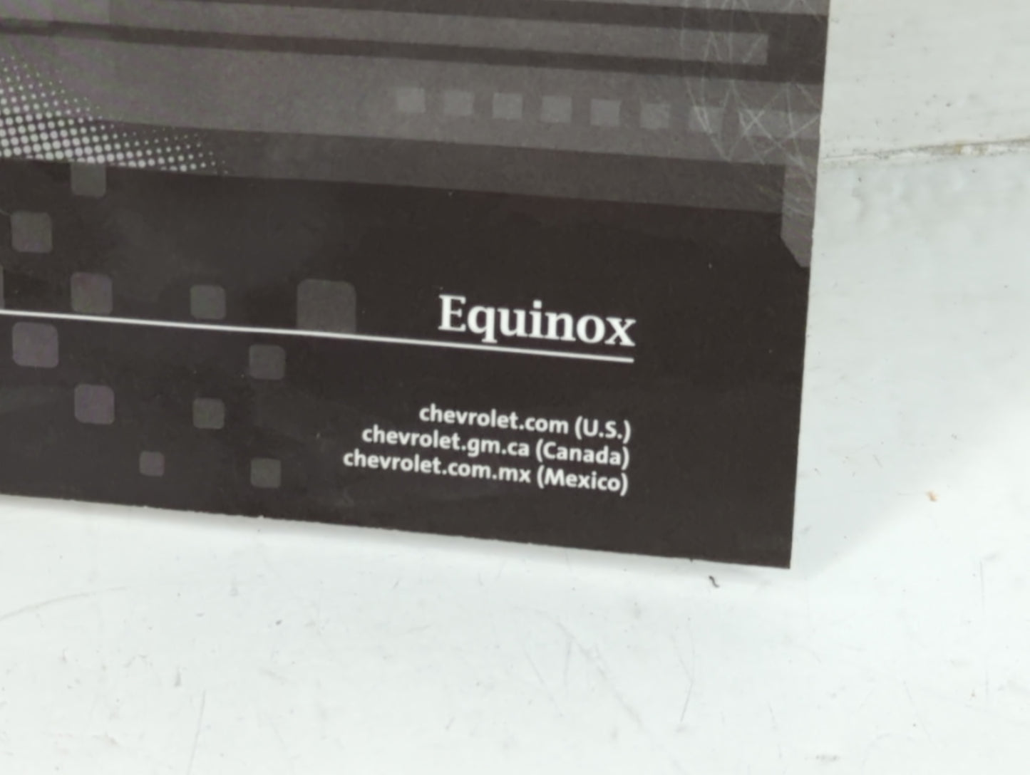 2016 Chevrolet Equinox Owners Manual Book Guide P/N:23170178 B OEM Used Auto Parts - Oemusedautoparts1.com