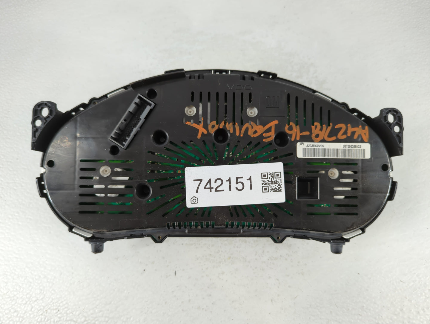 2013-2017 Chevrolet Equinox Instrument Cluster Speedometer Gauges P/N:A2C38135205 Fits Fits 2013 2014 2015 2016 2017 OEM Use