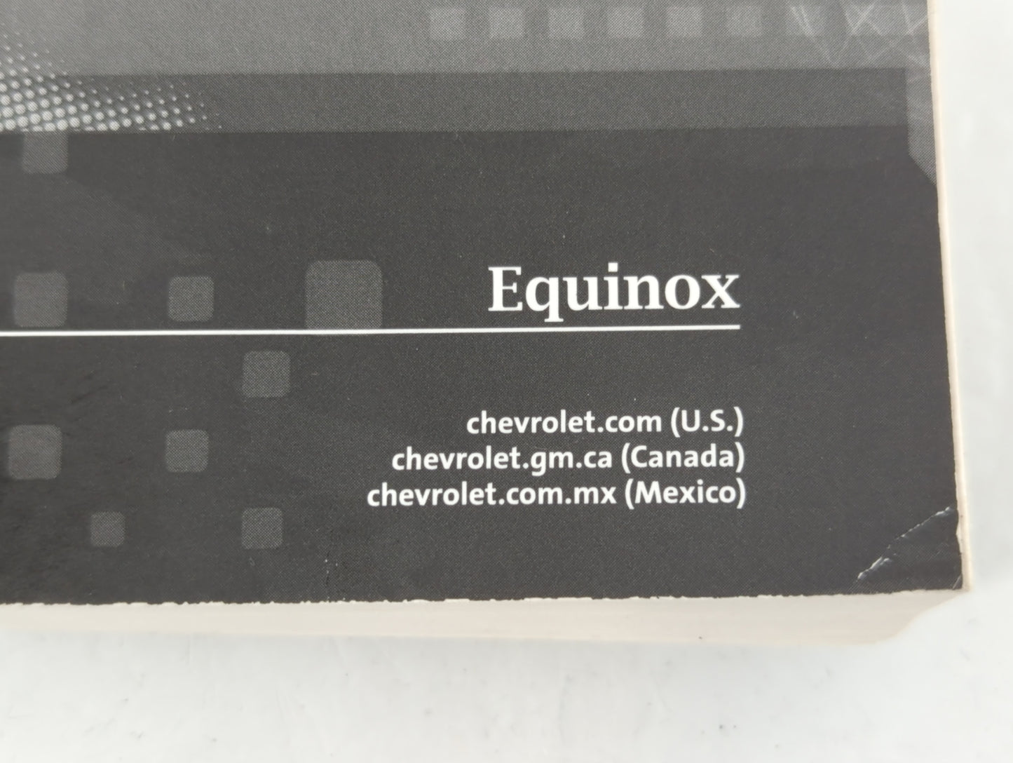 2016 Chevrolet Equinox Owners Manual Book Guide P/N:23170178 B OEM Used Auto Parts - Oemusedautoparts1.com
