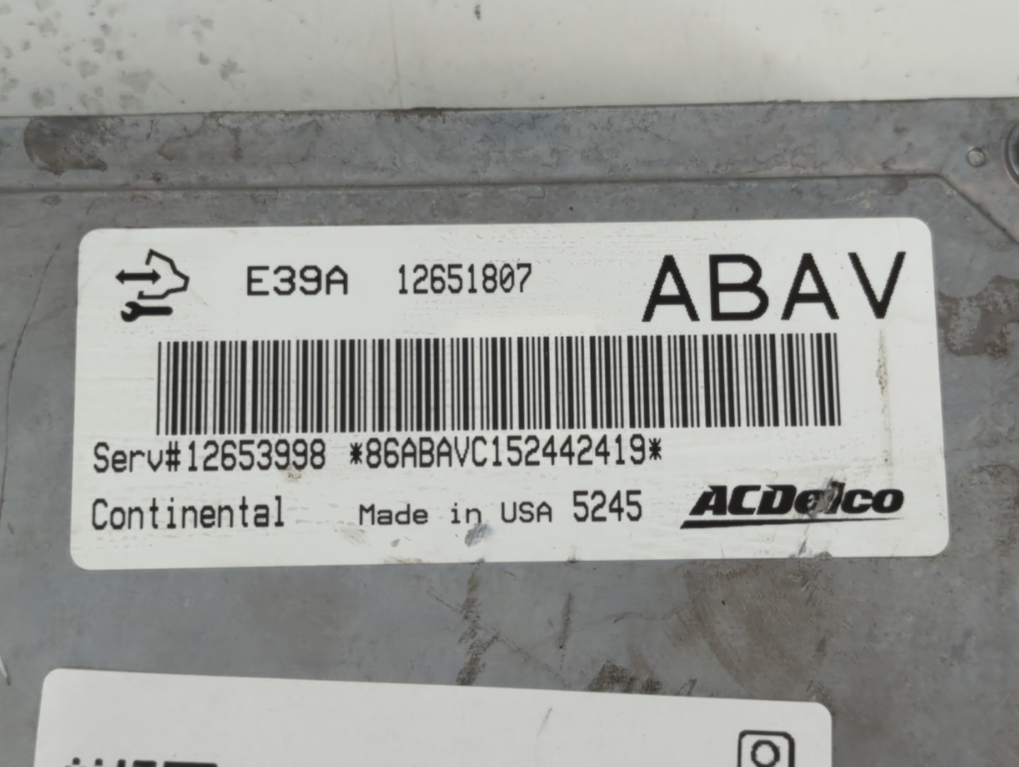 2013-2016 Chevrolet Equinox PCM Engine Control Computer ECU ECM PCU OEM P/N:E39A 12651807 Fits Fits 2013 2014 2015 2016 OEM 