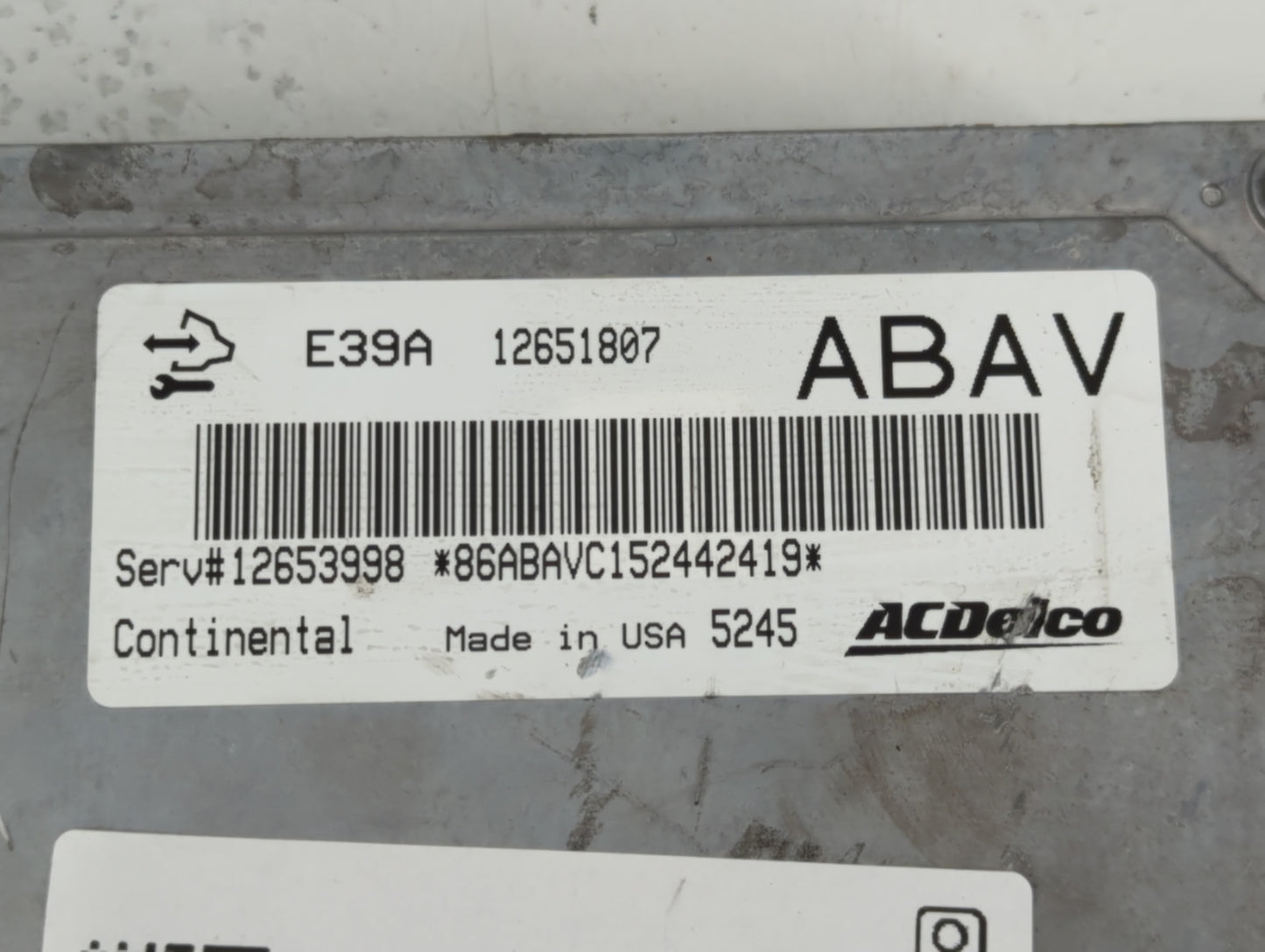 2013-2016 Chevrolet Equinox PCM Engine Control Computer ECU ECM PCU OEM P/N:E39A 12651807 Fits Fits 2013 2014 2015 2016 OEM 