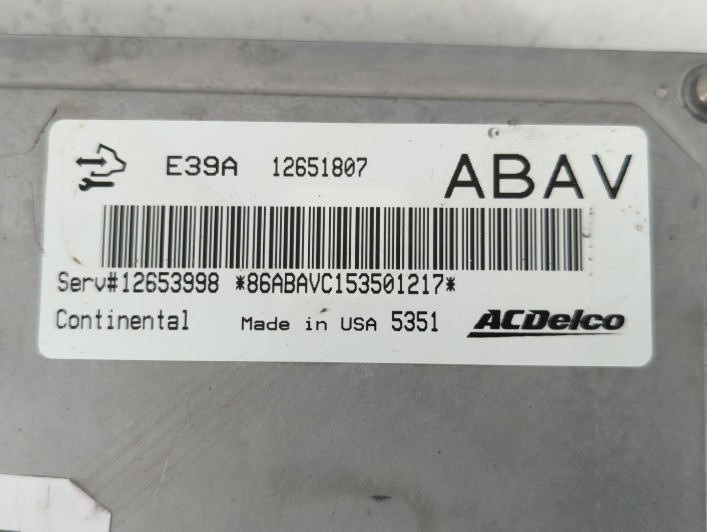 2013-2016 Chevrolet Equinox PCM Engine Control Computer ECU ECM PCU OEM P/N:12653998 12651807 Fits Fits 2013 2014 2015 2016 