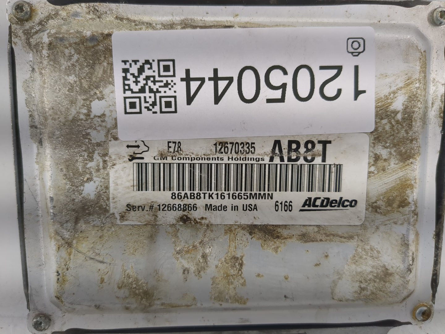 2016 Chevrolet Express 2500 PCM Engine Control Computer ECU ECM PCU OEM P/N:E78 12670335 Fits Fits 2011 2012 2013 2014 2015 