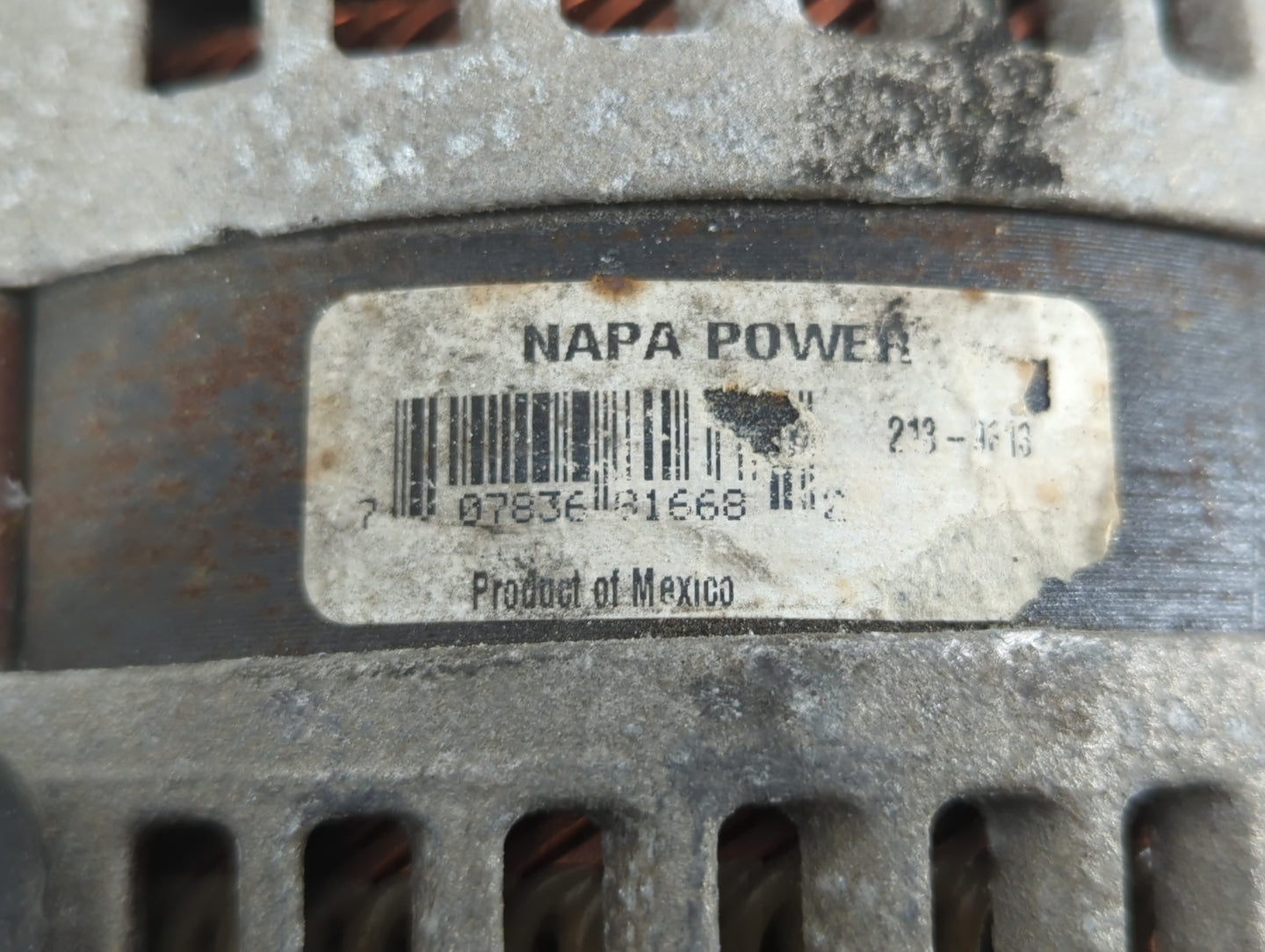 2016-2021 Chevrolet Express 2500 Alternator Replacement Generator Charging Assembly Engine OEM P/N:07836 81668 Fits OEM Used