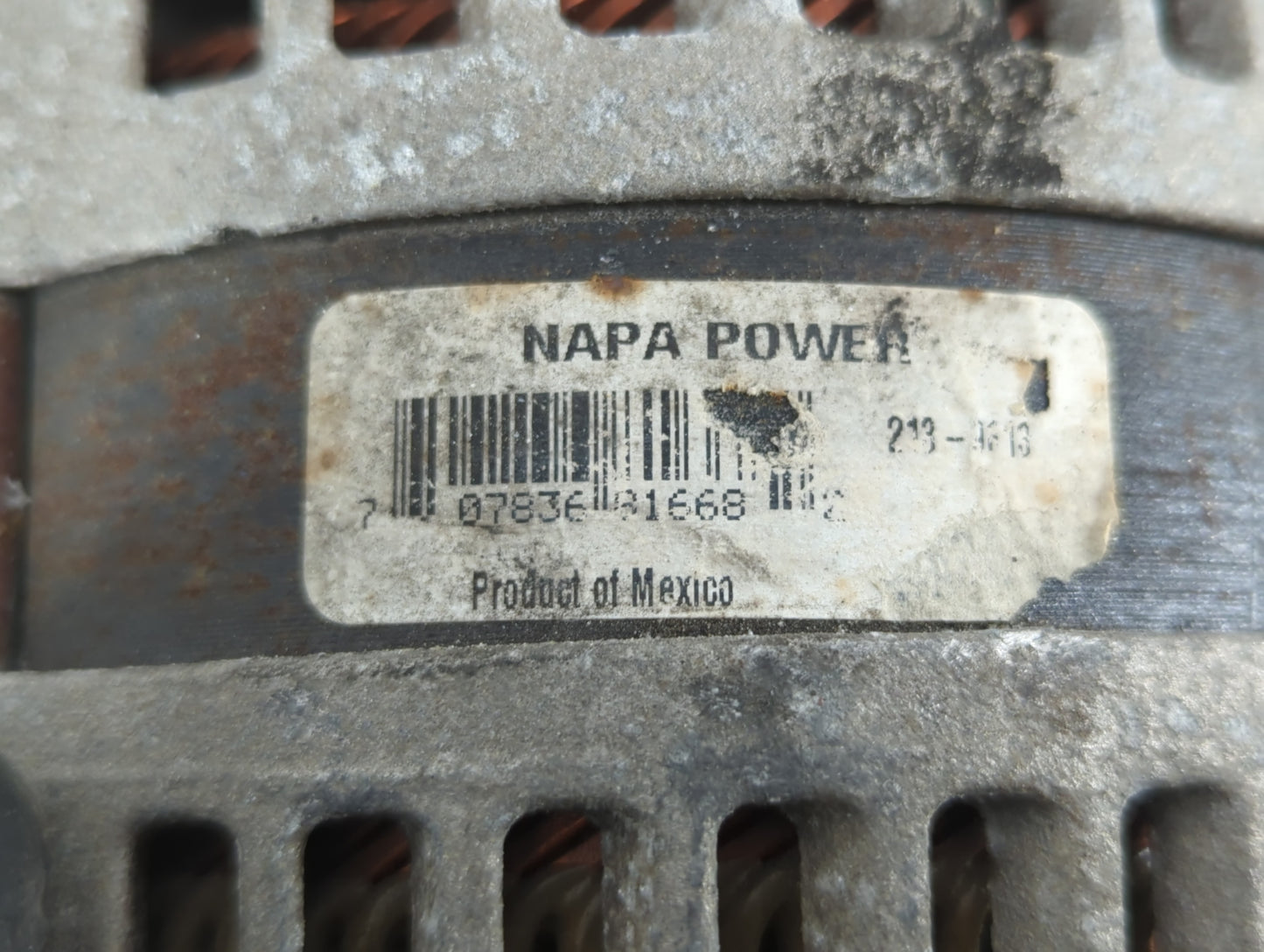 2016-2021 Chevrolet Express 2500 Alternator Replacement Generator Charging Assembly Engine OEM P/N:07836 81668 Fits OEM Used