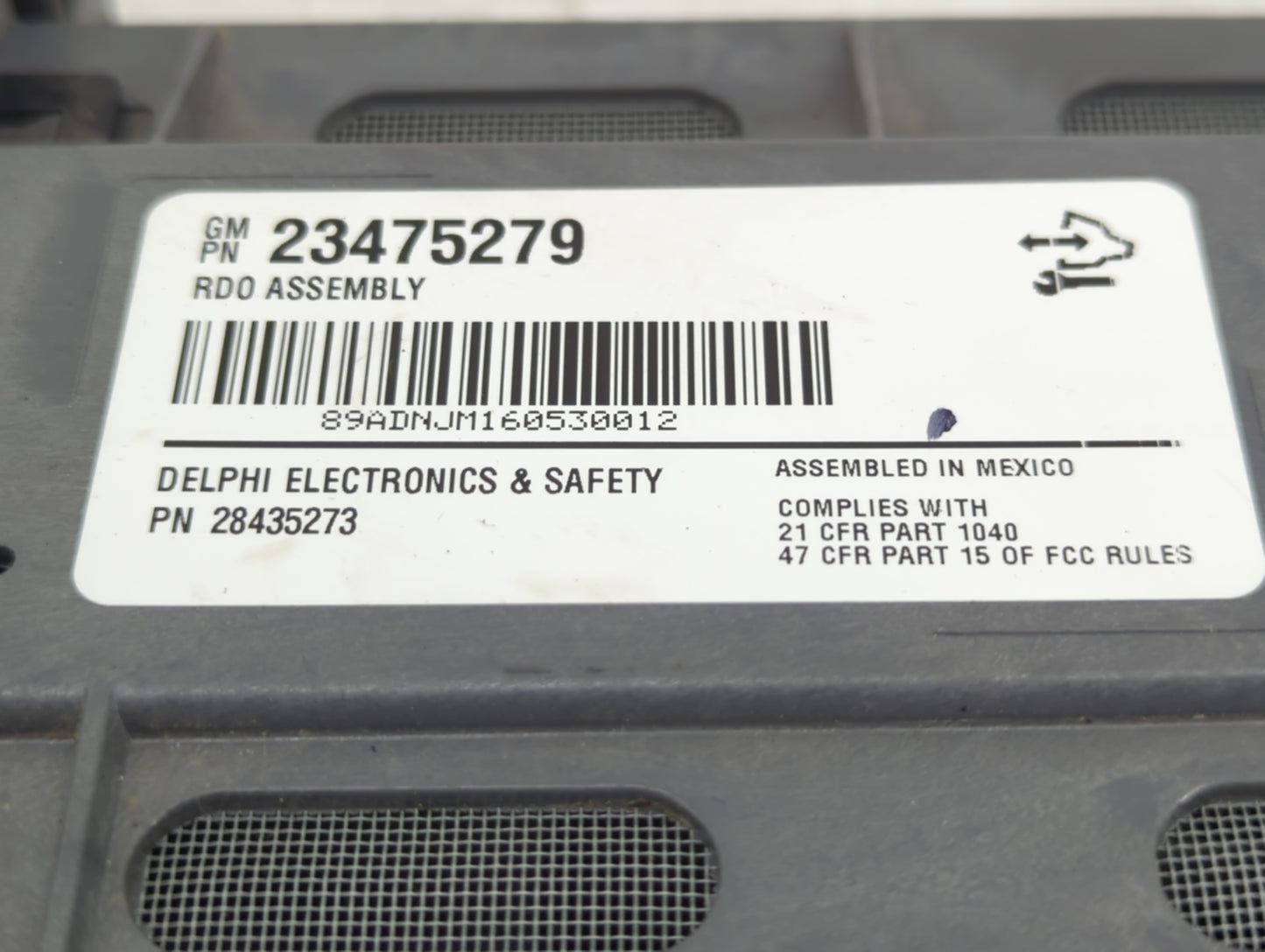 2015-2021 Chevrolet Express 3500 Radio AM FM Cd Player Receiver Replacement P/N:23475279 Fits OEM Used Auto Parts - Oemuseda