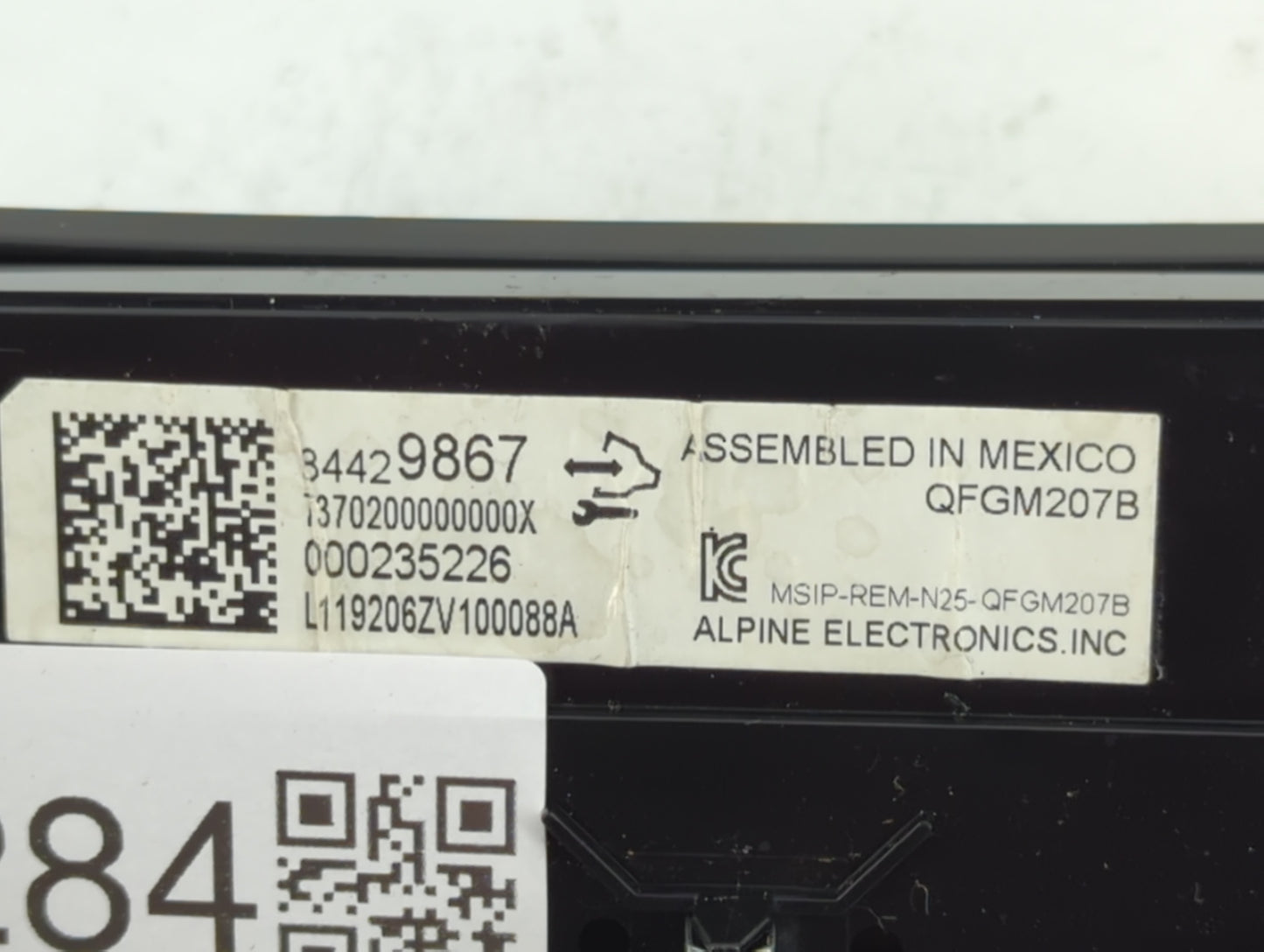 2014-2020 Chevrolet Impala Climate Control Module Temperature AC/Heater Replacement P/N:84429867 Fits OEM Used Auto Parts - 