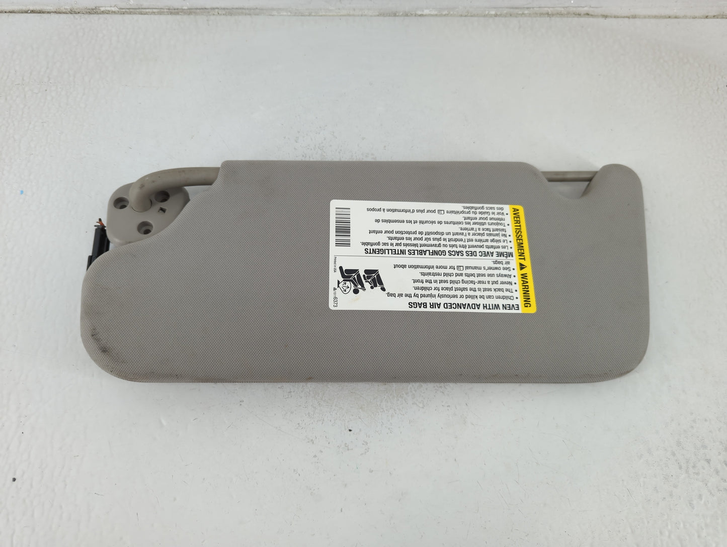 2006-2016 Chevrolet Impala Sun Visor Shade Replacement Passenger Right Mirror Fits OEM Used Auto Parts - Oemusedautoparts1.c