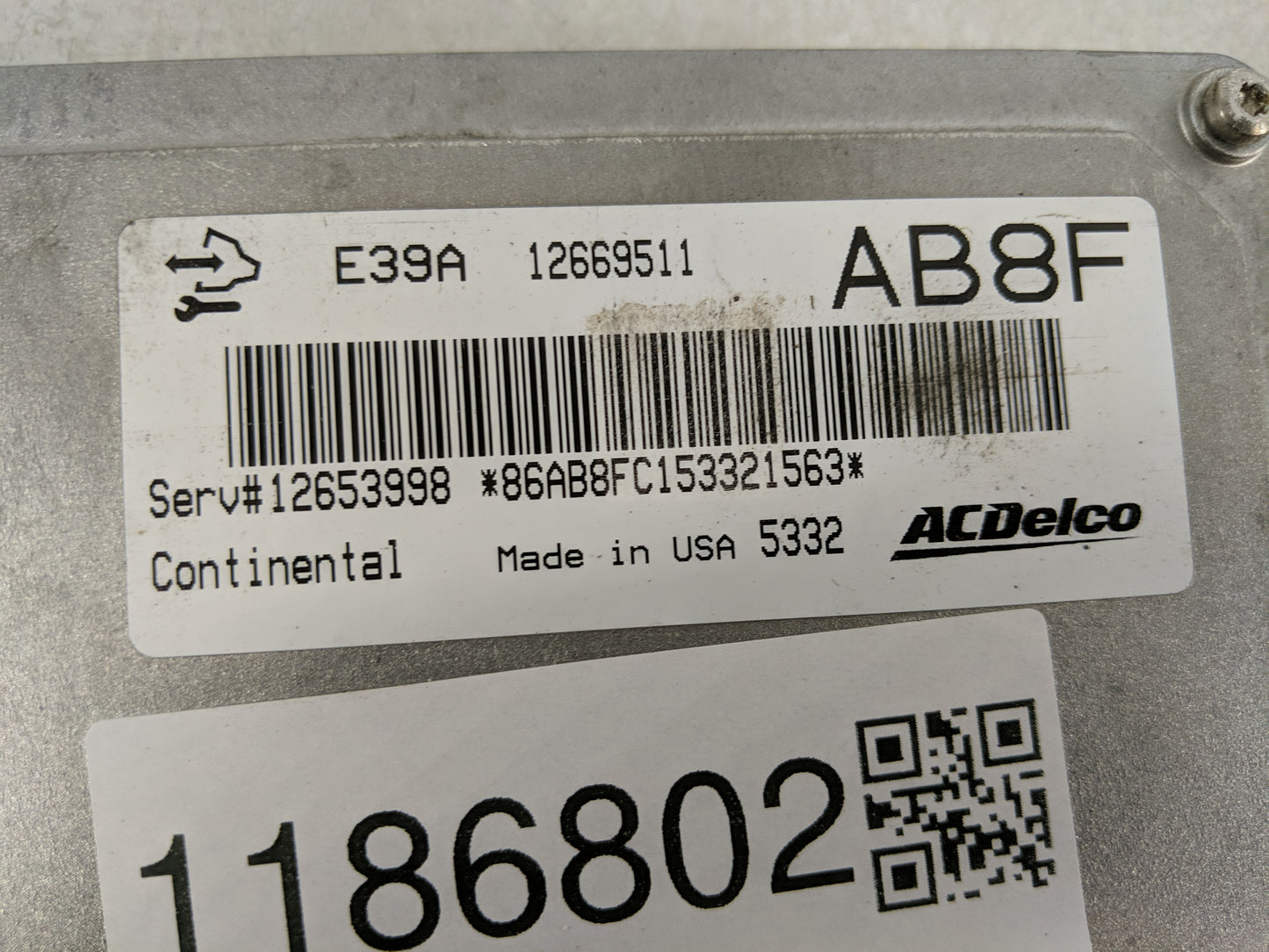 2014-2016 Chevrolet Impala PCM Engine Control Computer ECU ECM PCU OEM P/N:12669511 Fits Fits 2013 2014 2015 2016 OEM Used A
