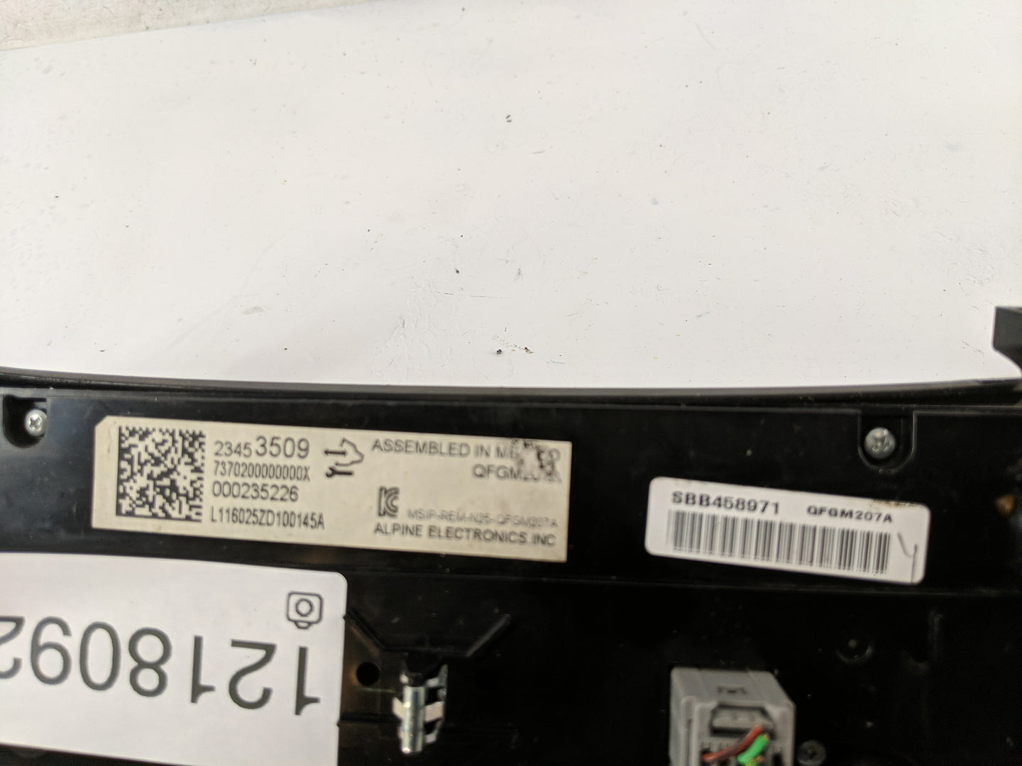 2014-2020 Chevrolet Impala Climate Control Module Temperature AC/Heater Replacement P/N:23453509 Fits OEM Used Auto Parts - 