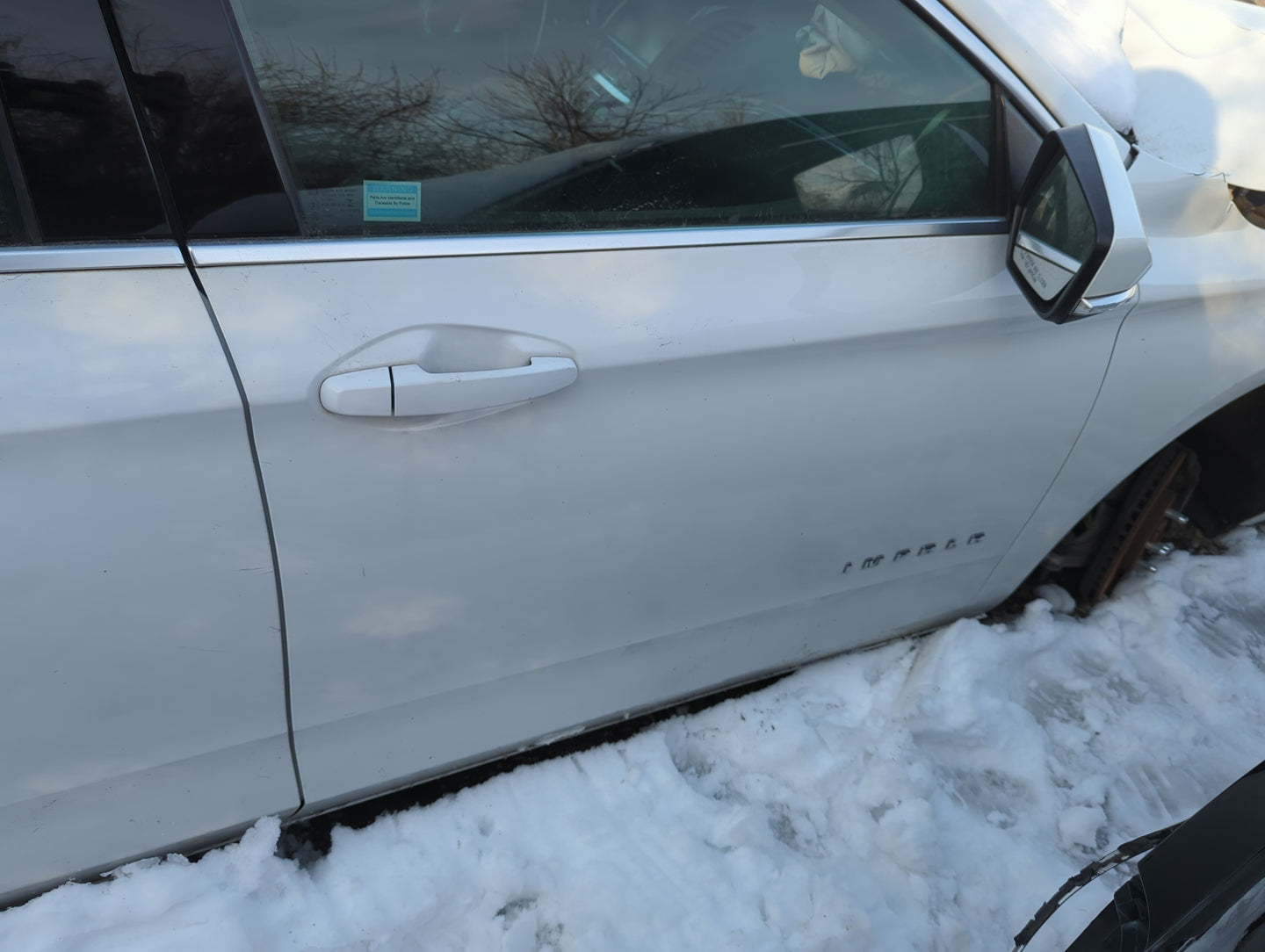 2014-2019 Chevrolet Impala Passenger Front Door Oem - Oemusedautoparts1.com