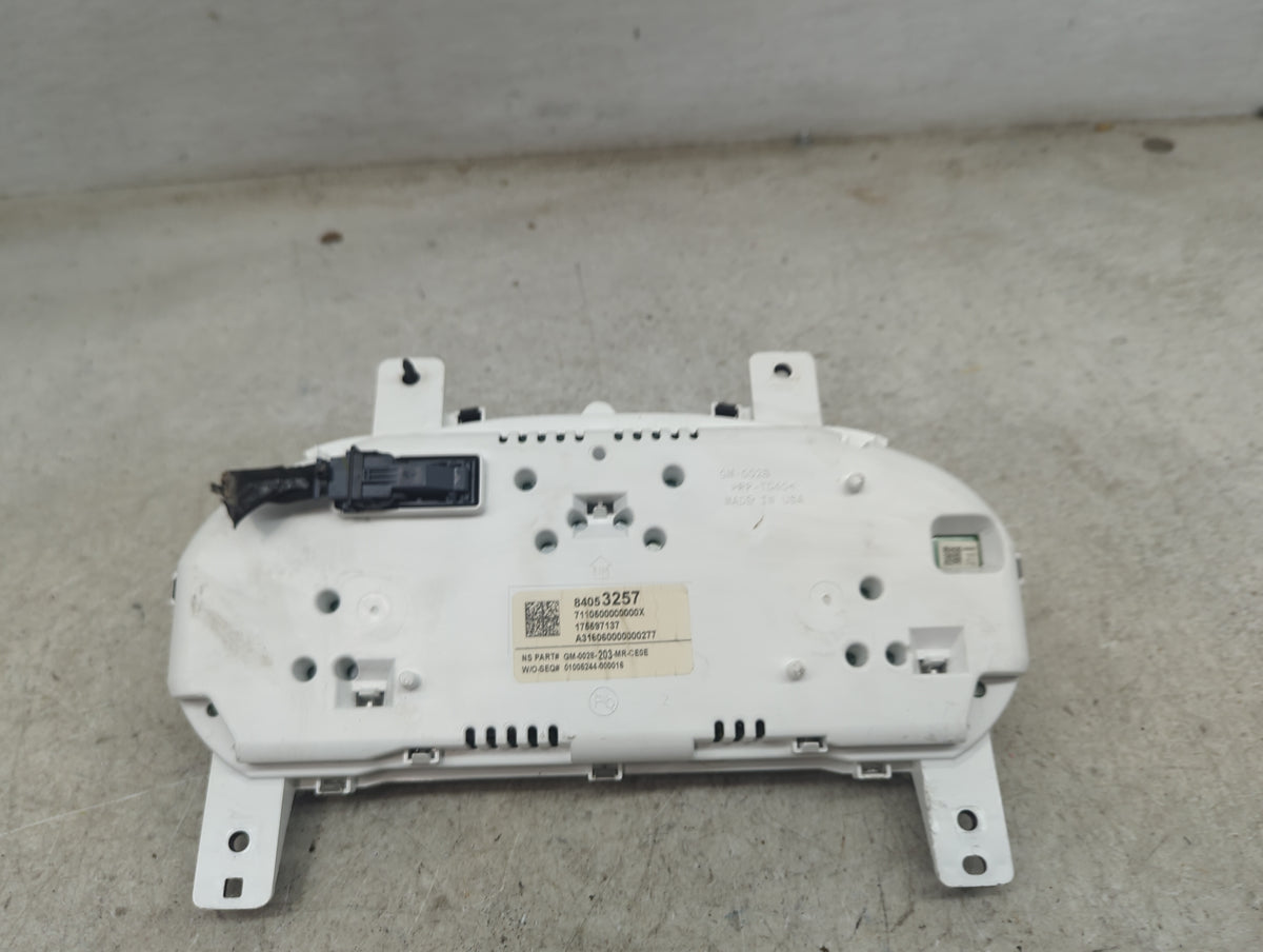 2016 Chevrolet Impala Instrument Cluster Speedometer Gauges P/N:84053257 Miles:185K Fits OEM Used Auto Parts - Oemusedautopa