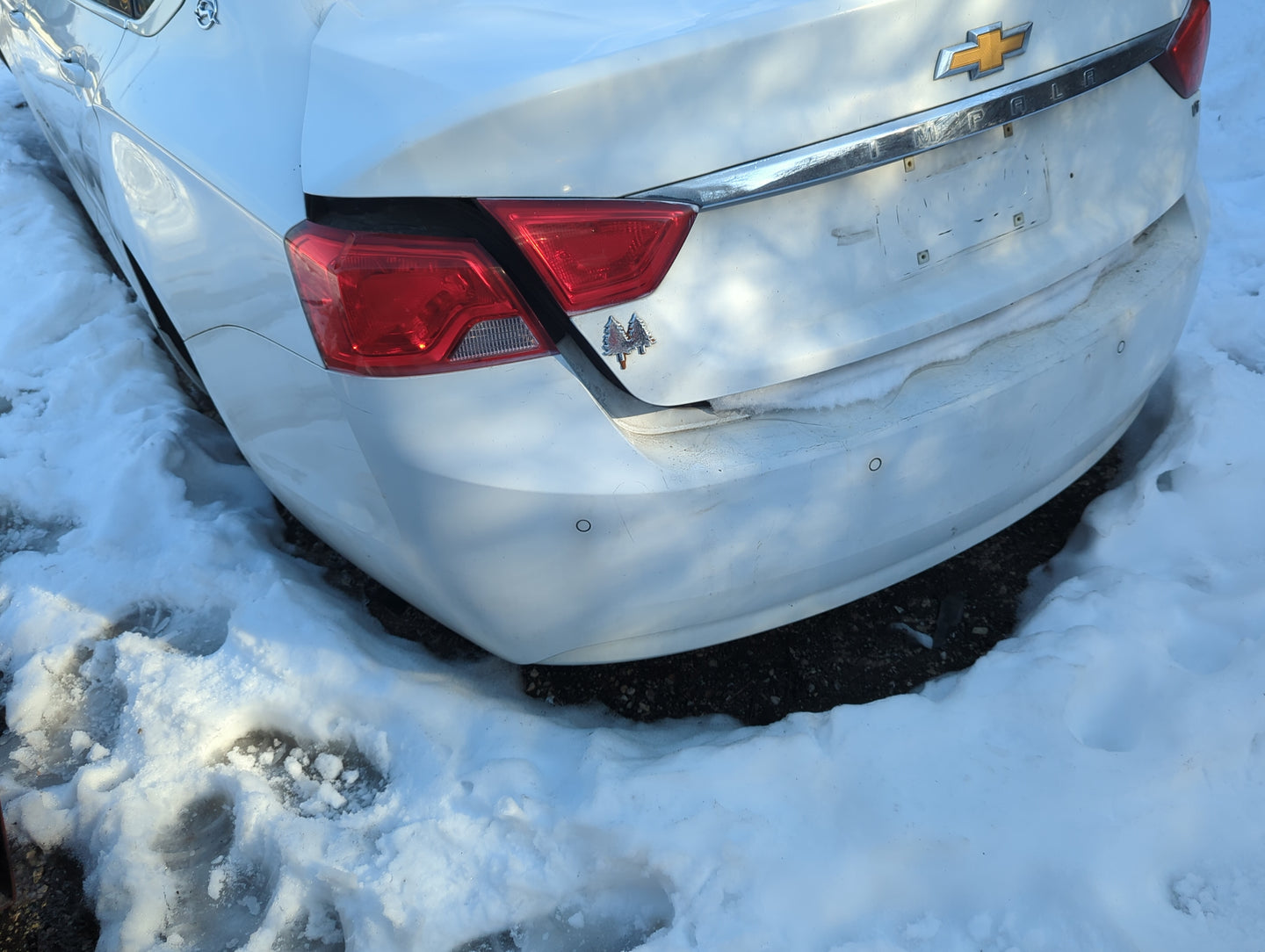 2014-2016 Chevrolet Impala Rear Bumper Assembly Oem - Oemusedautoparts1.com