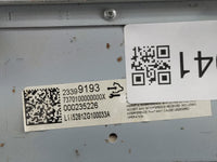 2016 Chevrolet Impala Radio AM FM Cd Player Receiver Replacement P/N:23399193 Fits OEM Used Auto Parts - Oemusedautoparts1.c
