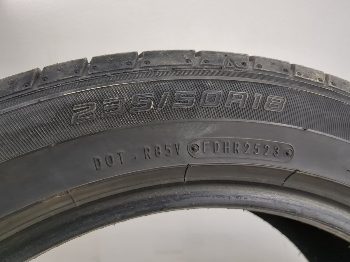 Used Tire 235/50R18 FALKEN INCERA SN250 A/S 97V - Tread Depth 9/32 - Oemusedautoparts1.com