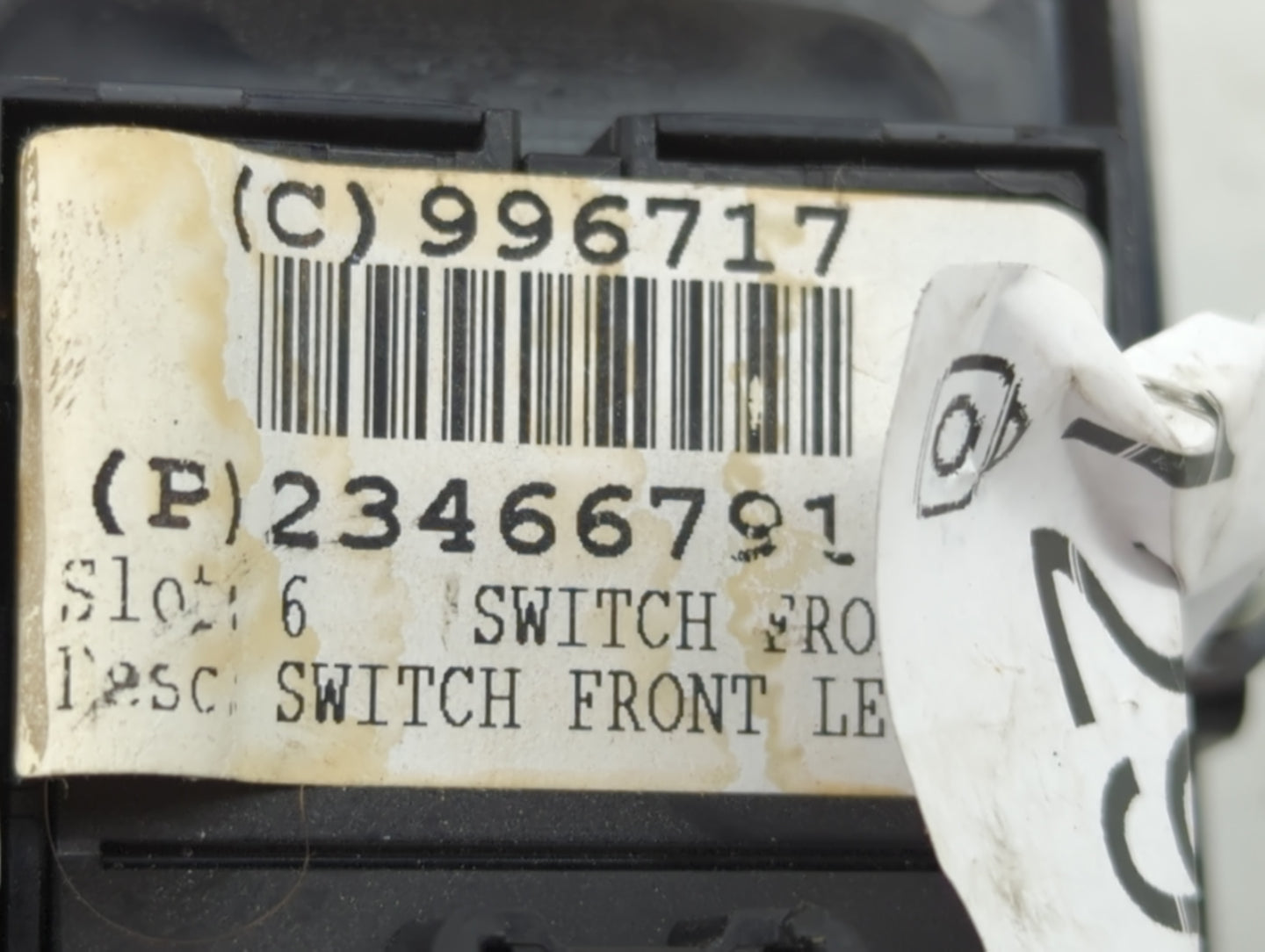 2014-2020 Chevrolet Impala Master Power Window Switch Replacement Driver Side Left P/N:23466791 Fits OEM Used Auto Parts - O