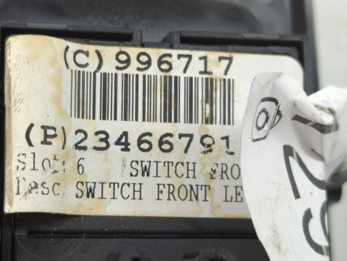 2014-2020 Chevrolet Impala Master Power Window Switch Replacement Driver Side Left P/N:23466791 Fits OEM Used Auto Parts - O