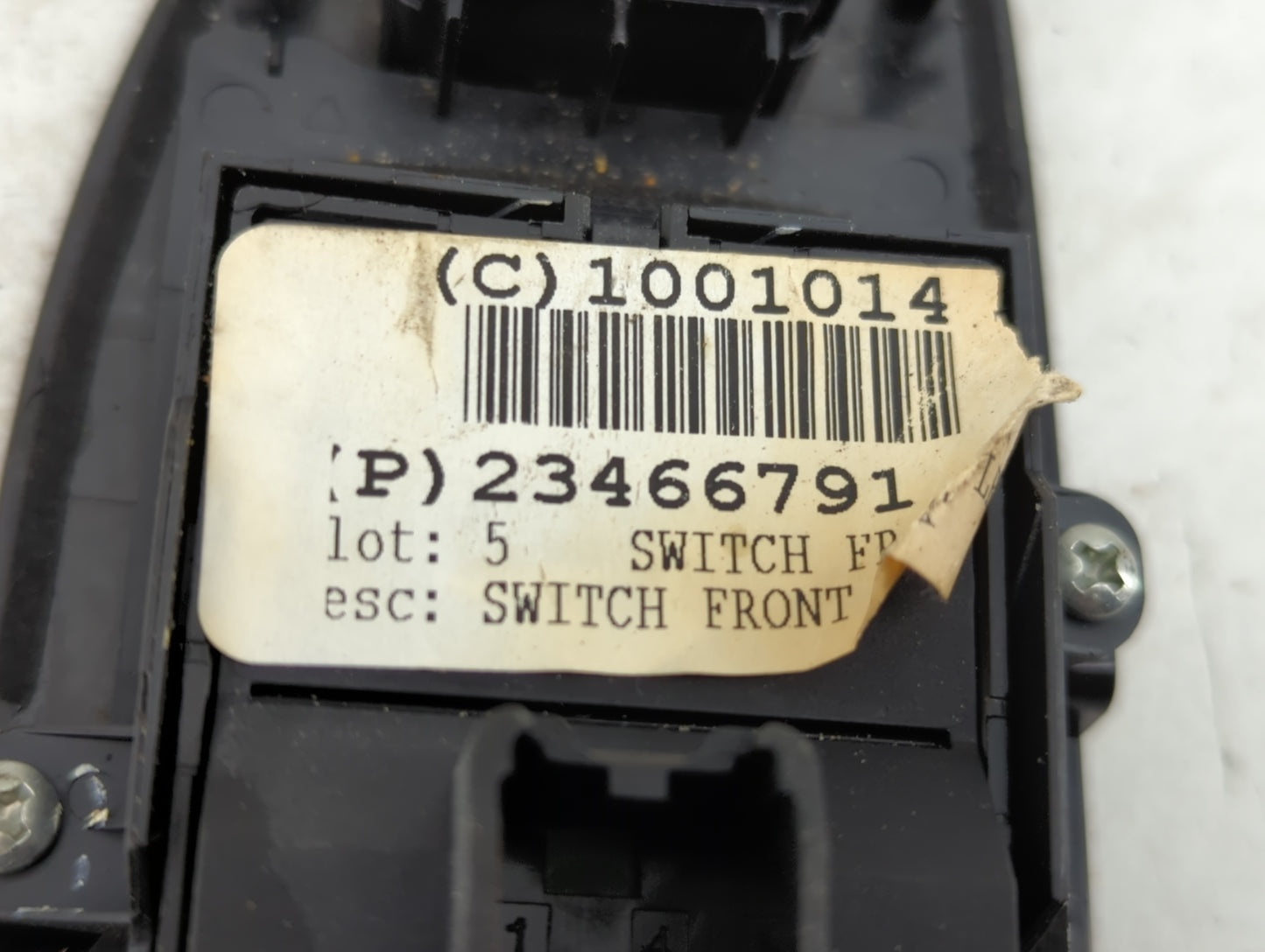 2014-2020 Chevrolet Impala Master Power Window Switch Replacement Driver Side Left P/N:23466791 Fits OEM Used Auto Parts - O
