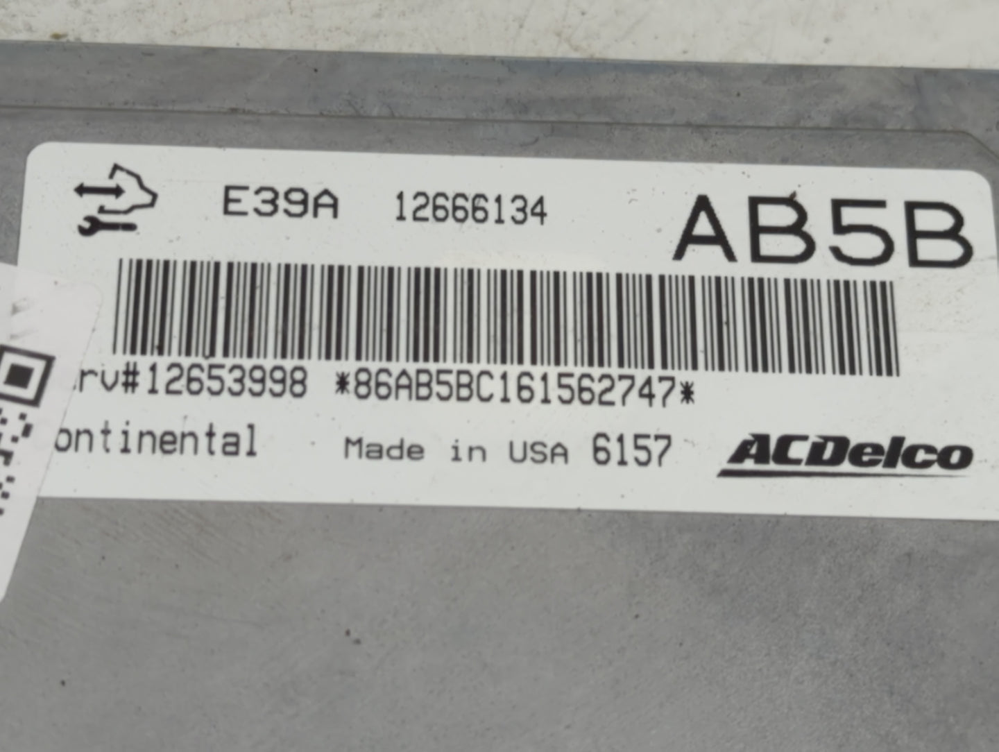 2014-2016 Chevrolet Impala PCM Engine Control Computer ECU ECM PCU OEM P/N:12666134 Fits Fits 2013 2014 2015 2016 OEM Used A