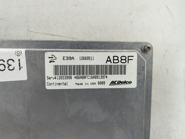 2014-2016 Chevrolet Impala PCM Engine Control Computer ECU ECM PCU OEM P/N:12669511 Fits Fits 2013 2014 2015 2016 OEM Used Auto Parts