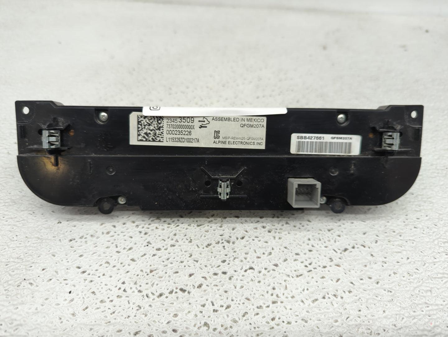 2014-2020 Chevrolet Impala Climate Control Module Temperature AC/Heater Replacement P/N:23453509 Fits OEM Used Auto Parts - 