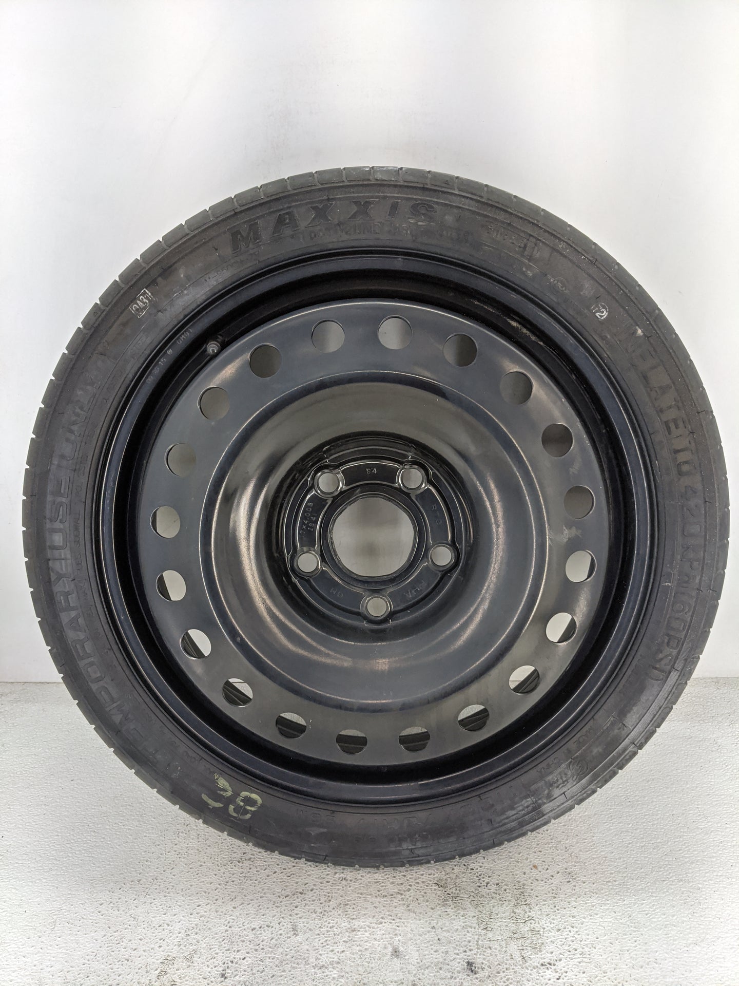 2014-2020 Chevrolet Impala Spare Donut Tire Wheel Rim Oem - Oemusedautoparts1.com