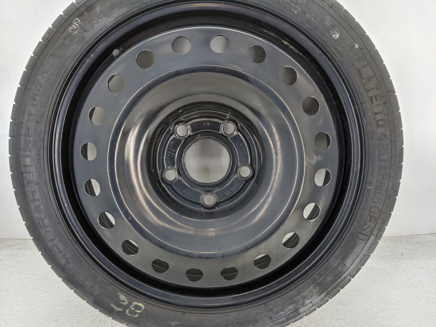 2014-2020 Chevrolet Impala Spare Donut Tire Wheel Rim Oem - Oemusedautoparts1.com