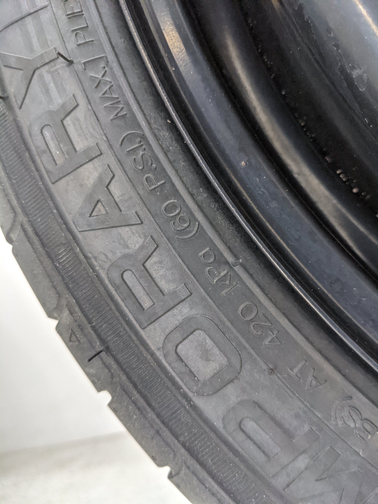2014-2020 Chevrolet Impala Spare Donut Tire Wheel Rim Oem - Oemusedautoparts1.com