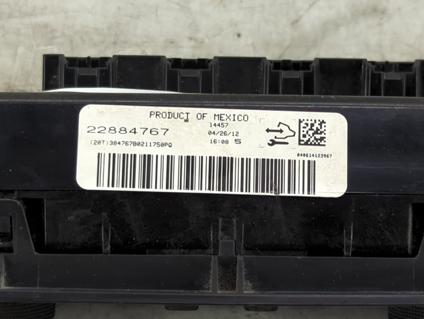 2014-2020 Chevrolet Impala Climate Control Module Temperature AC/Heater Replacement P/N:22884767 Fits OEM Used Auto Parts - 