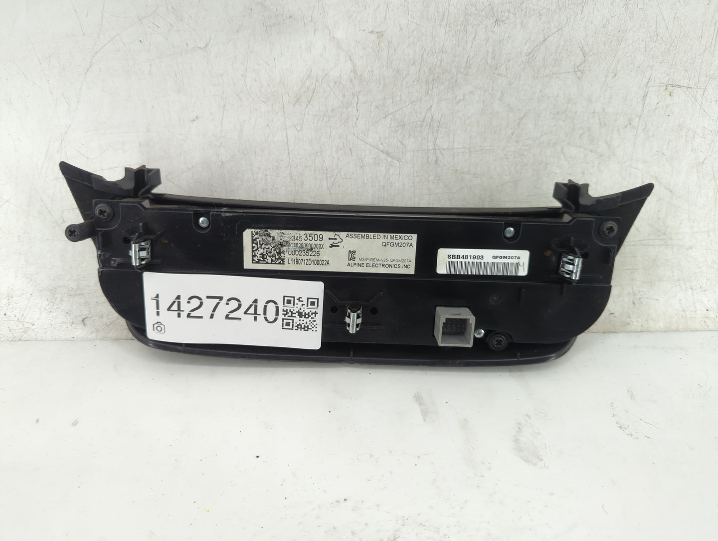 2014-2020 Chevrolet Impala Climate Control Module Temperature AC/Heater Replacement P/N:23453509 Fits OEM Used Auto Parts - 