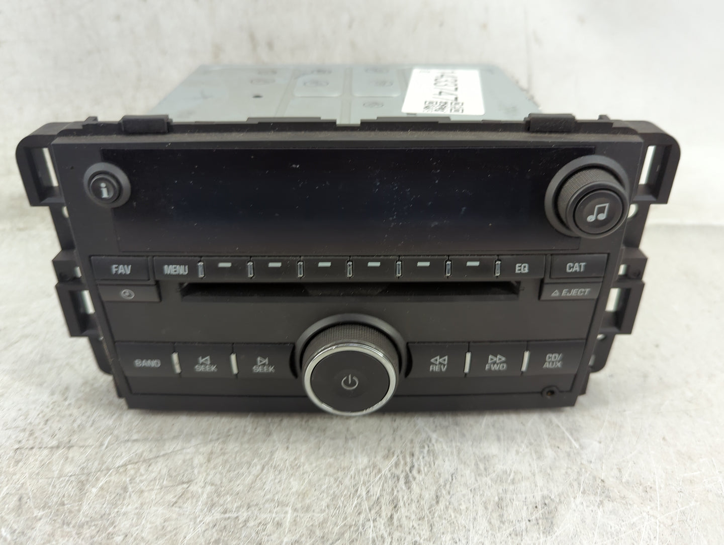 2013-2016 Chevrolet Impala Radio AM FM Cd Player Receiver Replacement P/N:22924535 123000-2970C101 Fits Fits 2013 2014 2015 