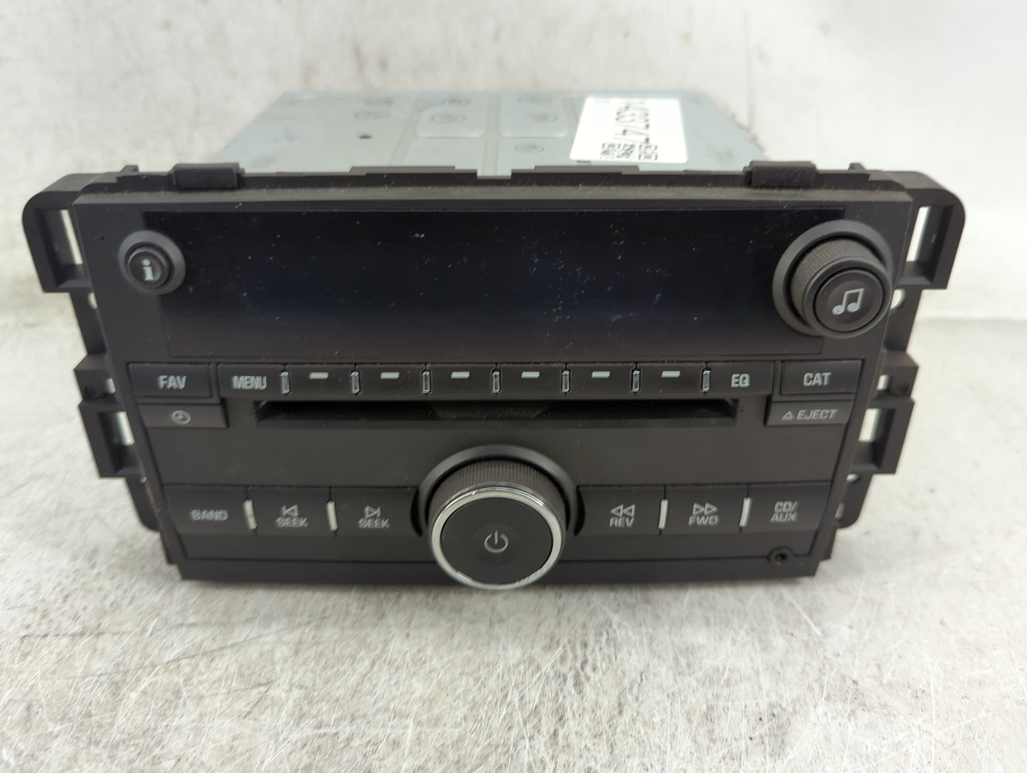 2013-2016 Chevrolet Impala Radio AM FM Cd Player Receiver Replacement P/N:22924535 123000-2970C101 Fits Fits 2013 2014 2015 