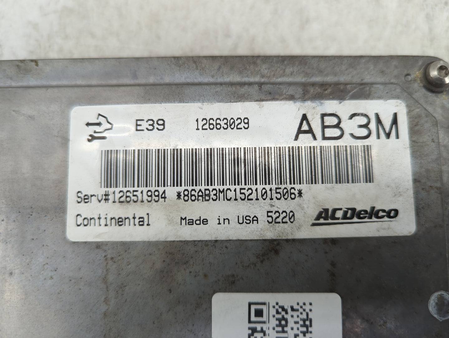 2012-2016 Chevrolet Impala PCM Engine Control Computer ECU ECM PCU OEM P/N:12663029 12651994 Fits Fits 2012 2013 2014 2015 2