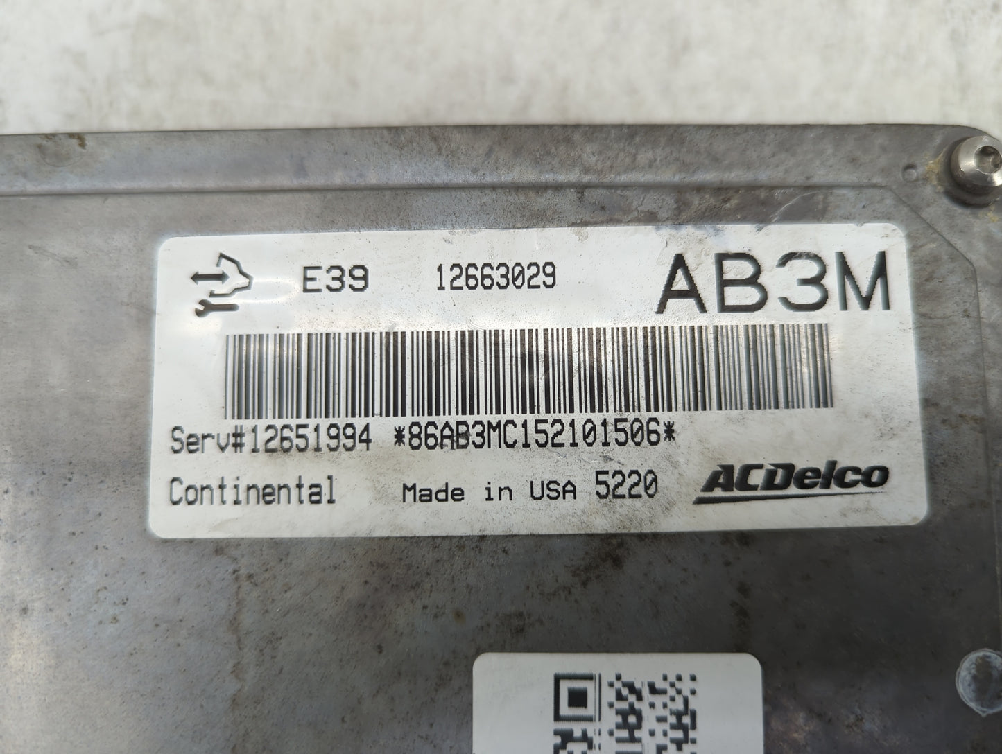 2012-2016 Chevrolet Impala PCM Engine Control Computer ECU ECM PCU OEM P/N:12663029 12651994 Fits Fits 2012 2013 2014 2015 2