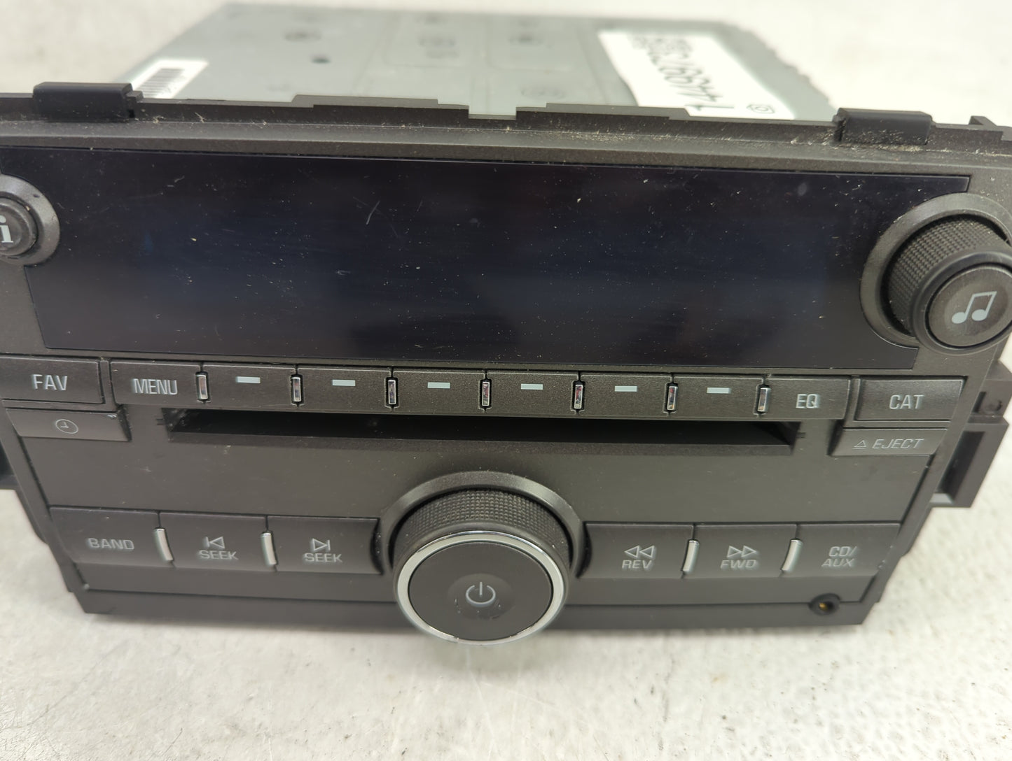 2009-2016 Chevrolet Impala Radio AM FM Cd Player Receiver Replacement P/N:121862-049 Fits OEM Used Auto Parts - Oemusedautop