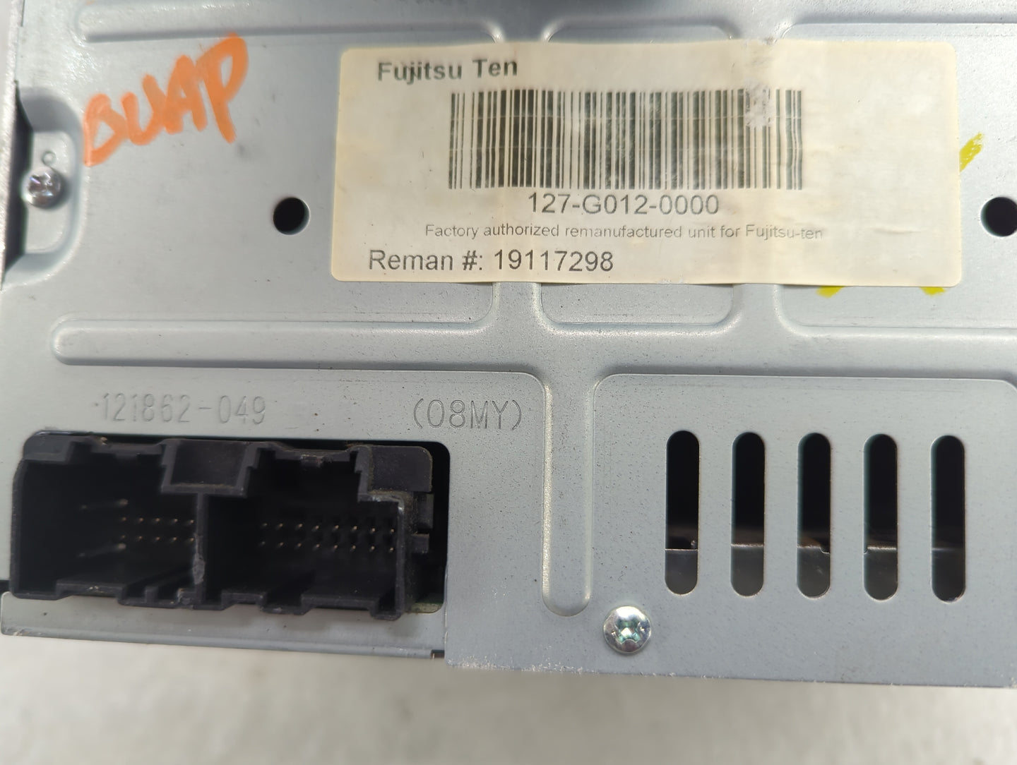 2009-2016 Chevrolet Impala Radio AM FM Cd Player Receiver Replacement P/N:121862-049 Fits OEM Used Auto Parts - Oemusedautop