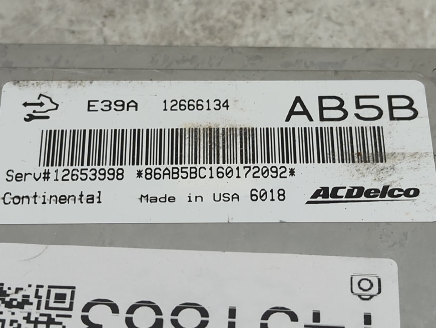 2014-2016 Chevrolet Impala PCM Engine Control Computer ECU ECM PCU OEM P/N:12653998 12666134, E39A Fits Fits 2013 2014 2015 
