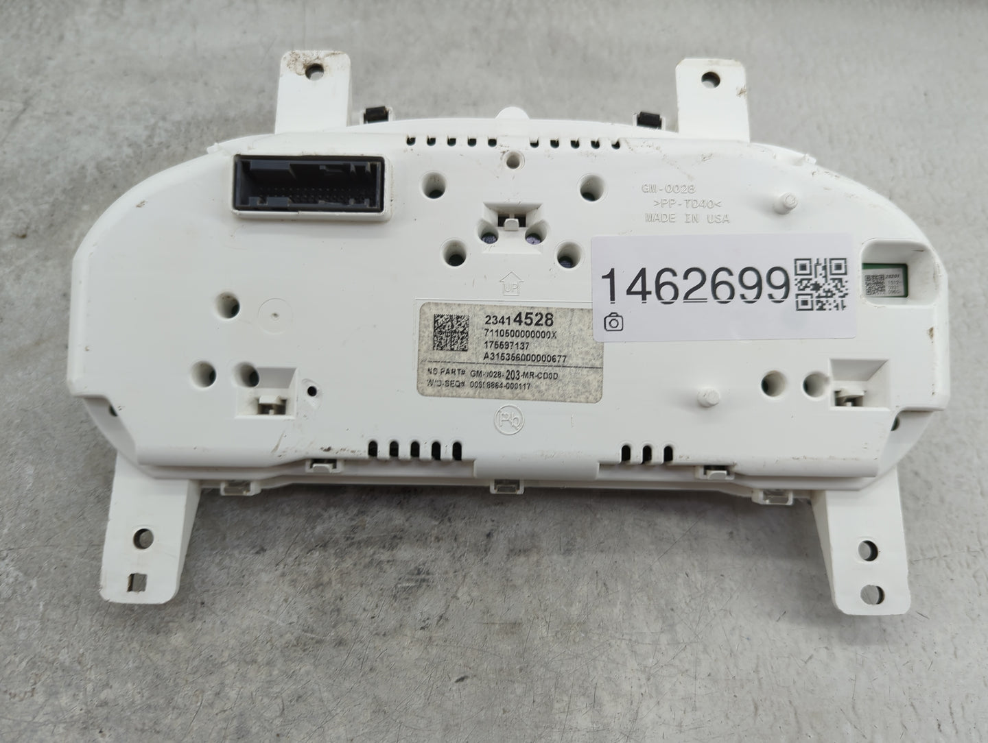 2016 Chevrolet Impala Instrument Cluster Speedometer Gauges P/N:23414528 Miles: Fits OEM Used Auto Parts - Oemusedautoparts1