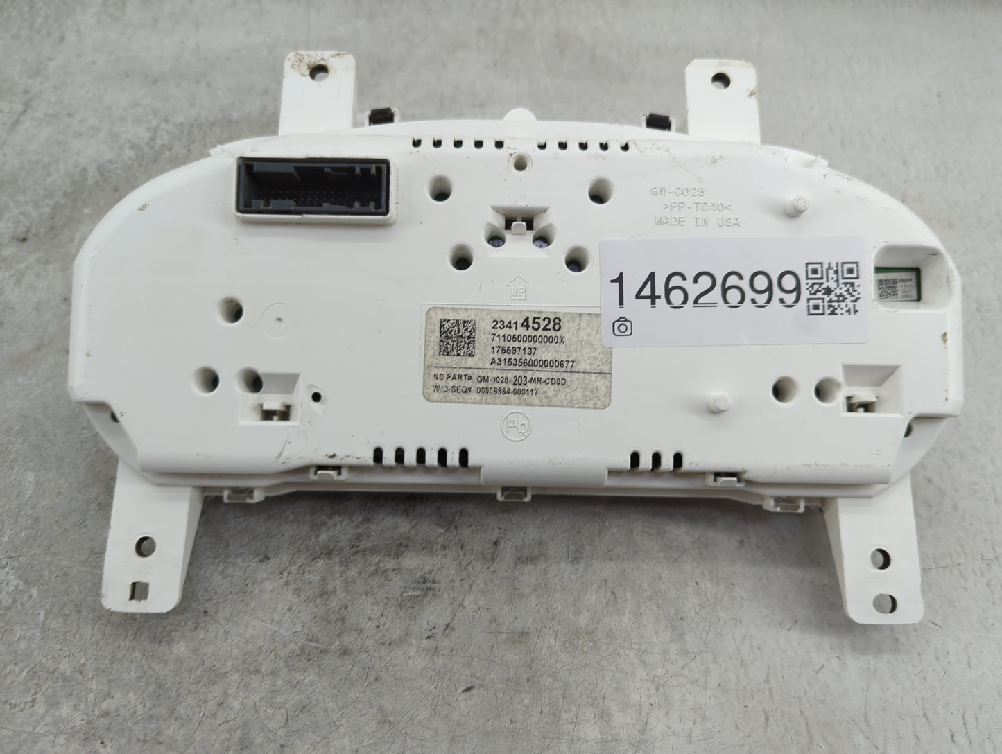 2016 Chevrolet Impala Instrument Cluster Speedometer Gauges P/N:23414528 Miles: Fits OEM Used Auto Parts - Oemusedautoparts1