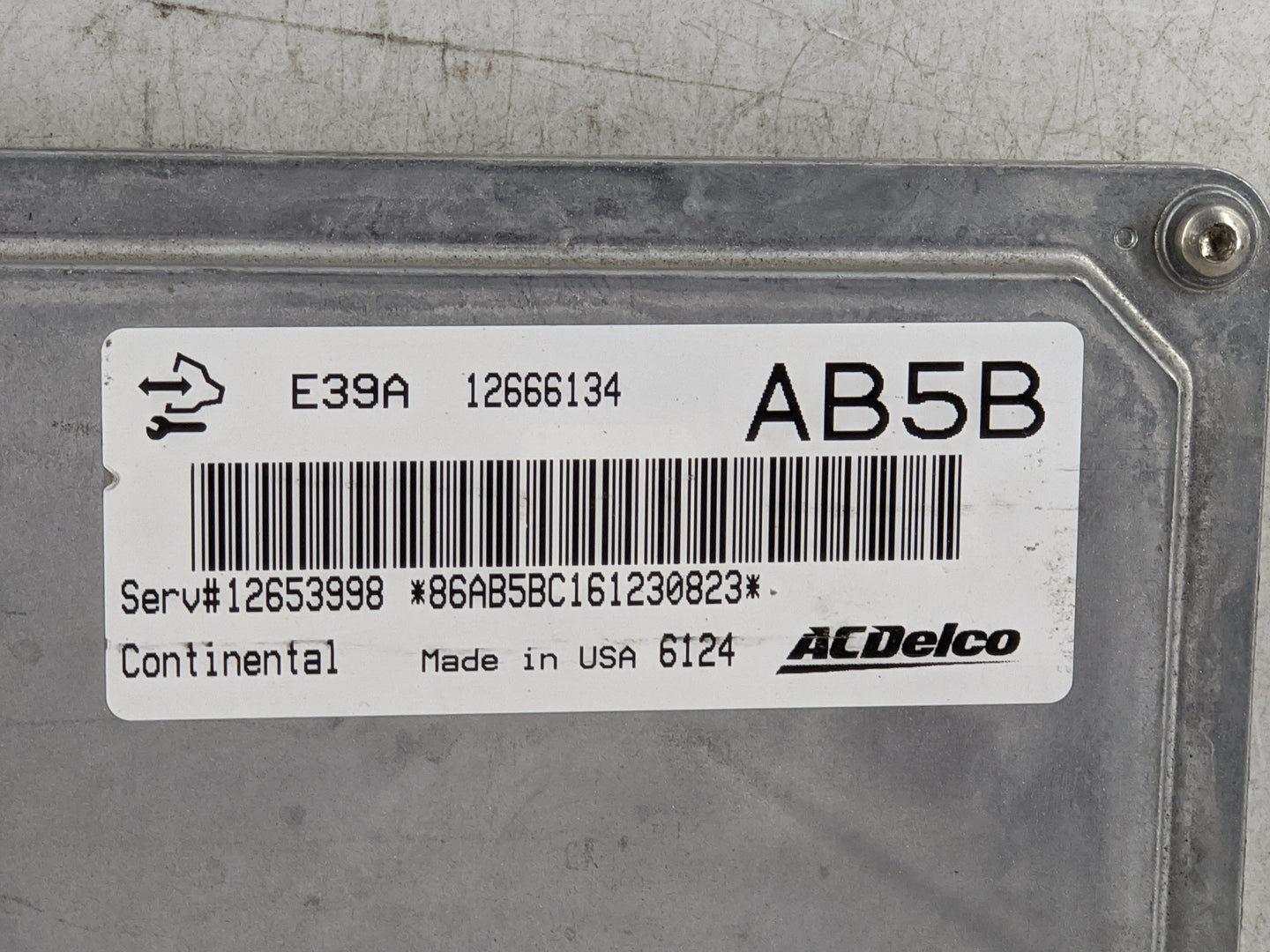 2014-2016 Chevrolet Impala PCM Engine Control Computer ECU ECM PCU OEM P/N:12653998 12666134, E39A Fits Fits 2013 2014 2015 