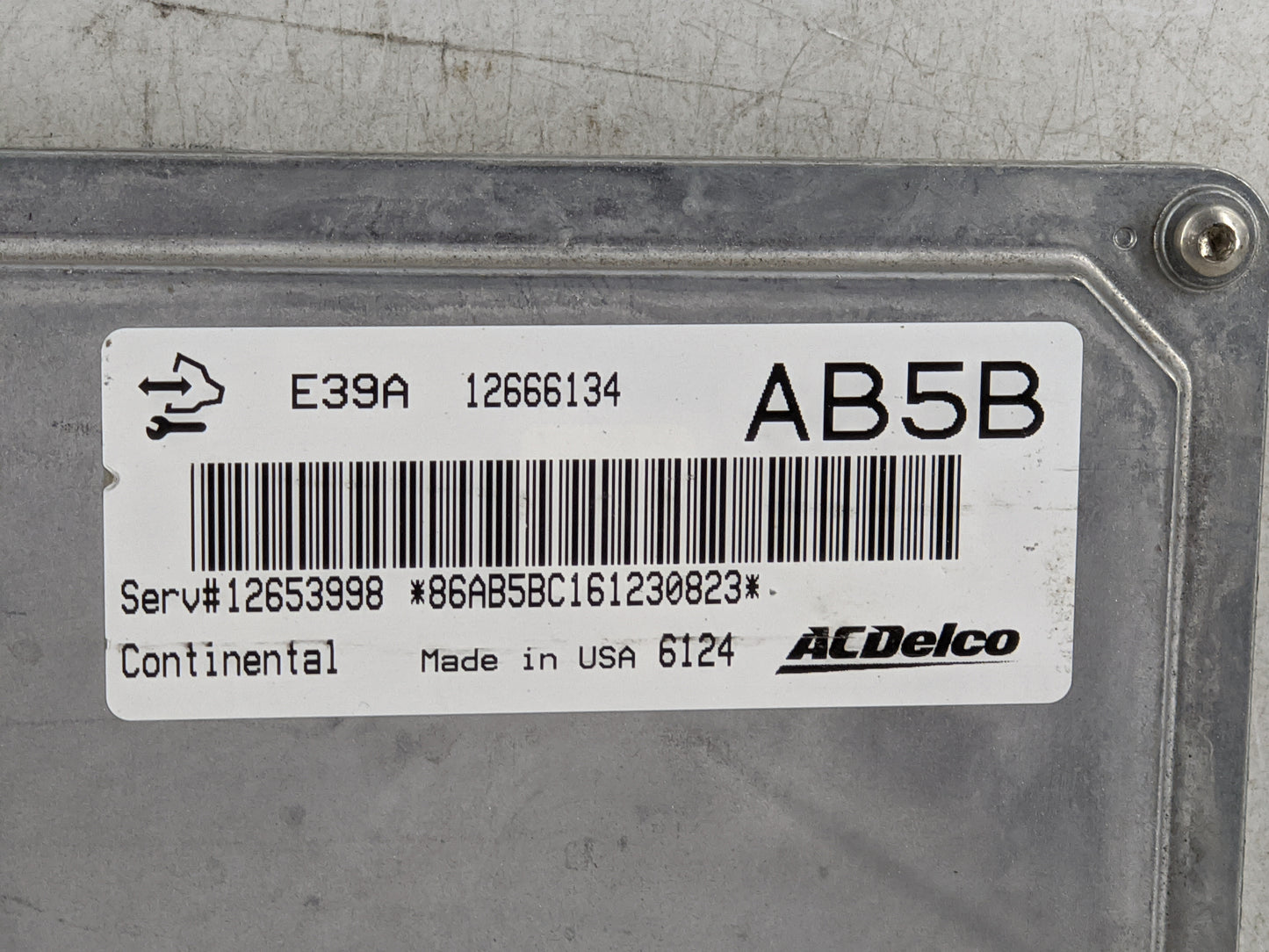 2014-2016 Chevrolet Impala PCM Engine Control Computer ECU ECM PCU OEM P/N:12653998 12666134, E39A Fits Fits 2013 2014 2015 