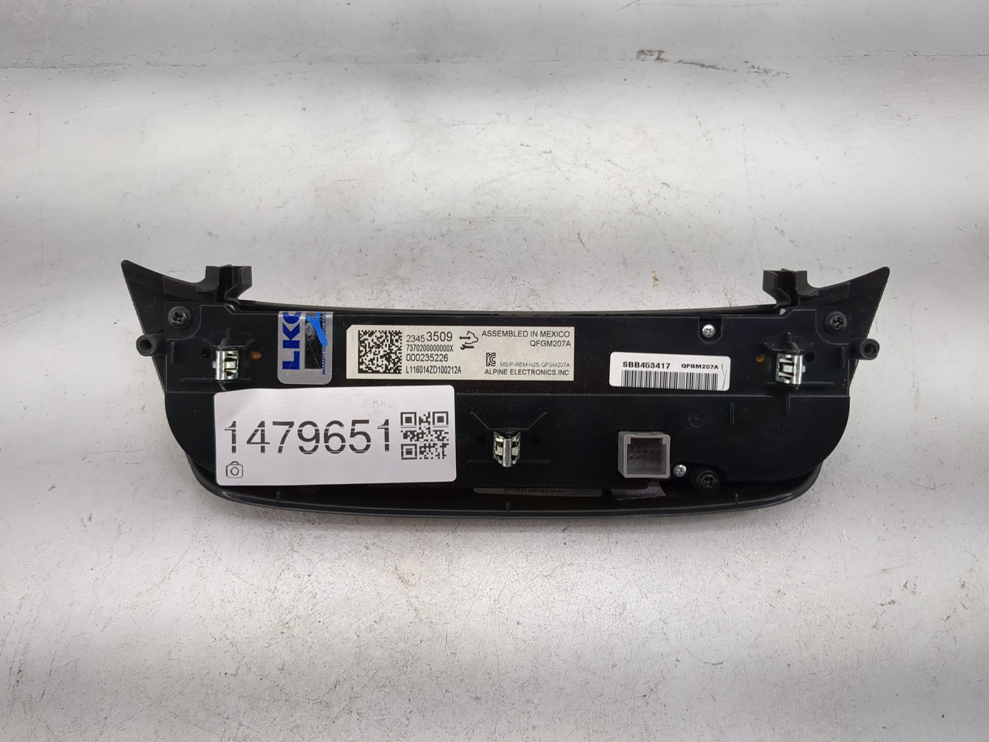 2014-2020 Chevrolet Impala Climate Control Module Temperature AC/Heater Replacement P/N:23453509 QFGM207A Fits OEM Used Auto
