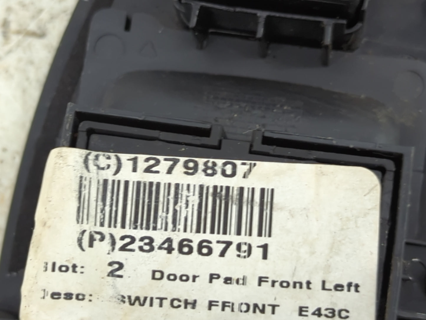 2014-2020 Chevrolet Impala Master Power Window Switch Replacement Driver Side Left P/N:23466791 Fits OEM Used Auto Parts - O
