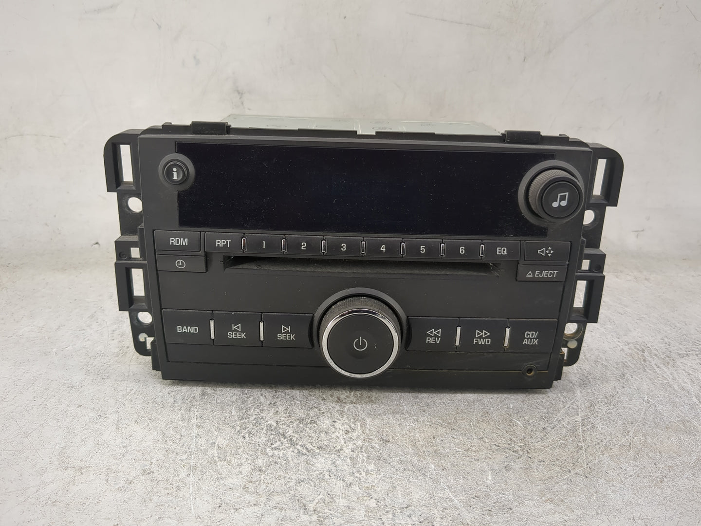 2009-2016 Chevrolet Impala Radio AM FM Cd Player Receiver Replacement P/N:22924536 123000-2920C101 Fits OEM Used Auto Parts 