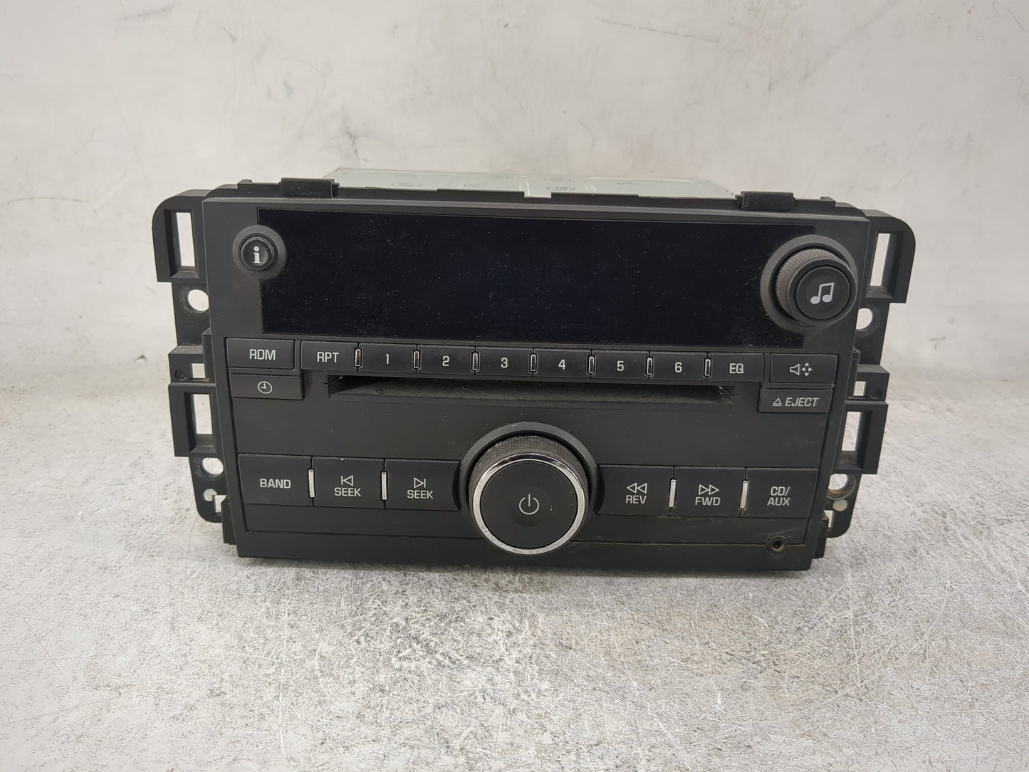 2009-2016 Chevrolet Impala Radio AM FM Cd Player Receiver Replacement P/N:22924536 123000-2920C101 Fits OEM Used Auto Parts 