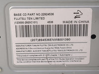 2009-2016 Chevrolet Impala Radio AM FM Cd Player Receiver Replacement P/N:22924536 123000-2920C101 Fits OEM Used Auto Parts 