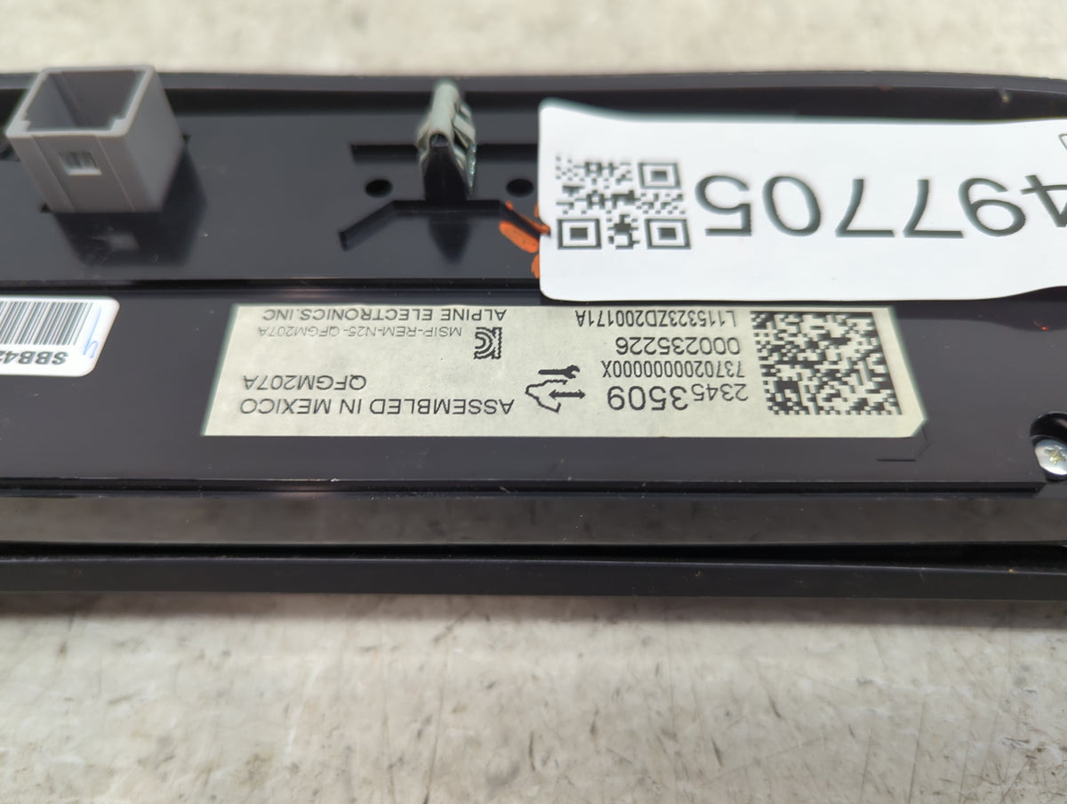 2014-2020 Chevrolet Impala Climate Control Module Temperature AC/Heater Replacement P/N:23453509 QFGM207A Fits OEM Used Auto